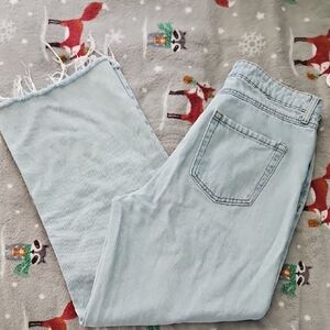 Forever 21 Light Blue Straight Leg Jeans
